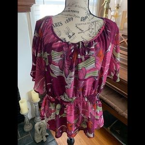 💞 H&M size 10 blouse. Multicolored blouse 💞